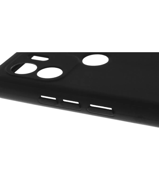 Чехол (клип-кейс) BoraSCO для Xiaomi Redmi A1+ Silicone Case черный (70938)