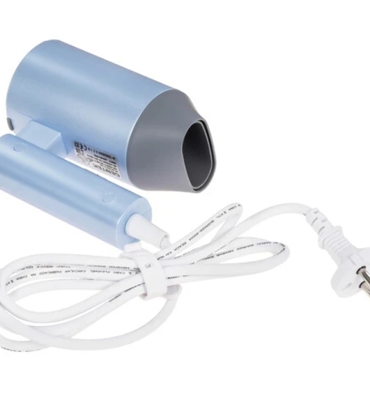 Фен Centek CT-2203 синий, 1600 Вт, компактный, ионизация