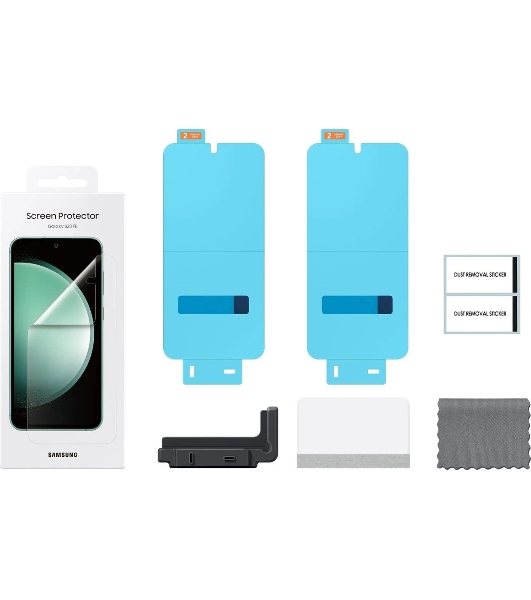 Защитная пленка для экрана Samsung прозрачный для Samsung Galaxy S23 FE прозрачный 2шт. (EF-US711CTEGRU)
