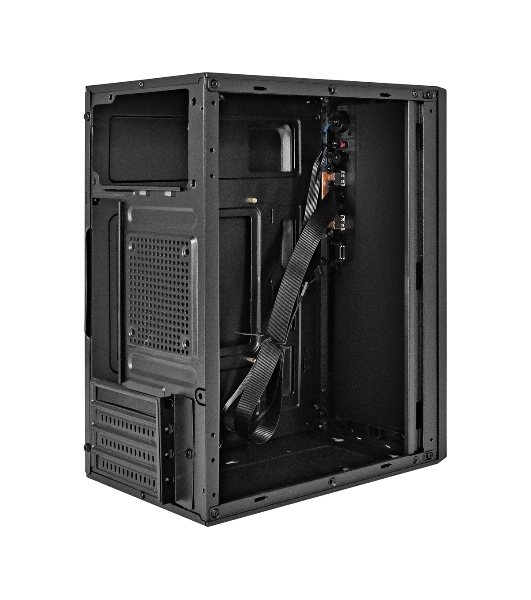 Компьютерный корпус Minitower ExeGate BAA-308-AAA350 (mATX, БП AAA350 с вент. 8см, 2хUSB, HD Audio, черный)