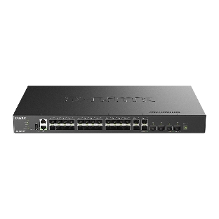 Коммутатор D-Link DXS-3410-32SY/A1A, 28×10 Гбит/с SFP+ + 4×25 Гбит/с SFP28, управляемый