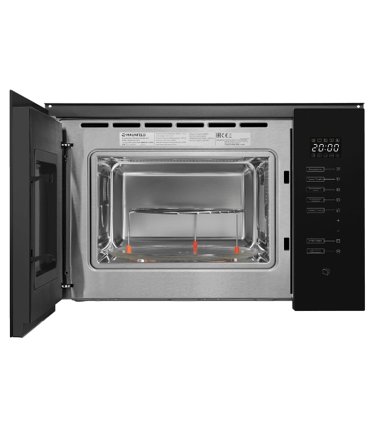 Встраиваемая микроволновая печь Maunfeld MBMO925SGb09 черный, 25 л, 1450 Вт, переключатели -сенсор