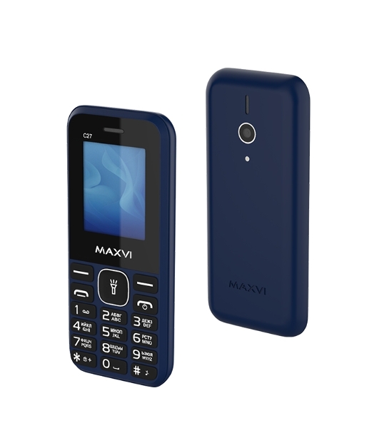 Мобильный телефон Maxvi C27 синий