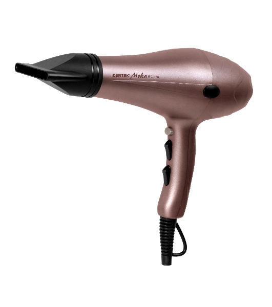 Фен Centek CT-2239 Moka 2200Вт, 2 скорости, 3 режима, холодный обдув, концентратор