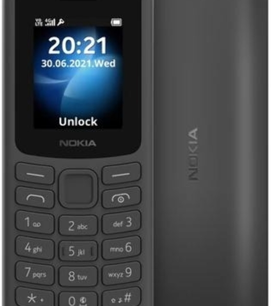 Мобильный телефон Nokia 105 TA-1557 DS EAC1 черный/угольный