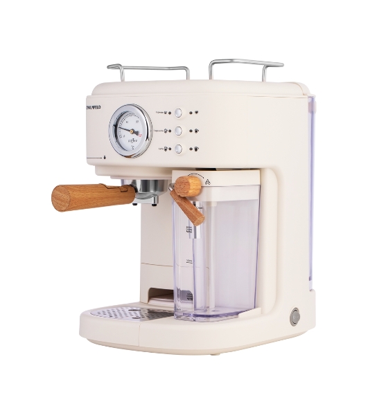 Кофеварка рожковая Maunfeld MF-737BG PRO бежевый, исп. кофе - молотый, 1.5 л, 1250 Вт, 15 бар