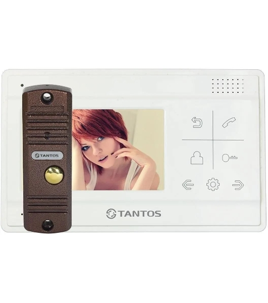 Комплект домофона Tantos Lilu kit белый