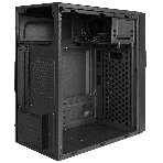 Компьютерный корпус Minitower ExeGate BAA-105-01-UNS500 (mATX, БП UNS500 с вент. 12см, 2*USB, аудио, черный), фото2