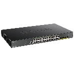 Коммутатор D-Link DGS-1250-28XMP/A1A, 24×1 Гбит/с + 4×10 Гбит/с SFP+, управляемый, фото2