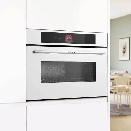 Встраиваемый духовой шкаф электрический Bosch CMG7241W1 белый, фото3
