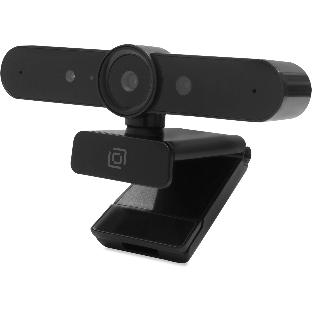 Веб-камера OKLICK OK-C031FH 1920x1080, 30 кадр/с, USB Type-A, микрофон (шумоподавление), автоматическая фокусировка, универсальное крепление