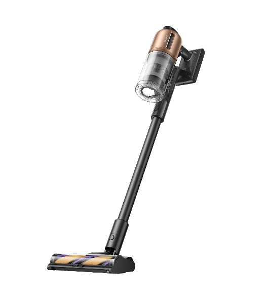 Пылесос вертикальный Dreame Cordless Vacuum Cleaner Z20AquaCycle Station черный/золотистый, питание от аккумулятора, 250 Вт, уборка влажная/сухая, пылесборник 0.6 л