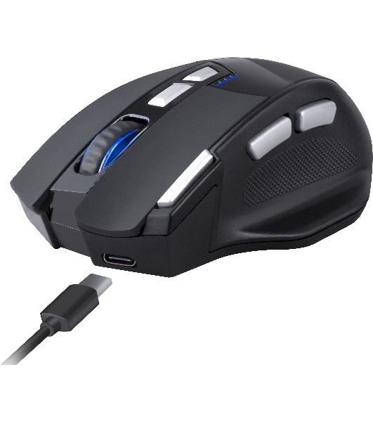 Мышь беспроводная Defender Knight GM-885 черный, 3200 dpi, радиоканал, USB, кнопки - 8
