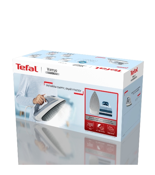 Утюг Tefal FV1R15F1 белый/голубой