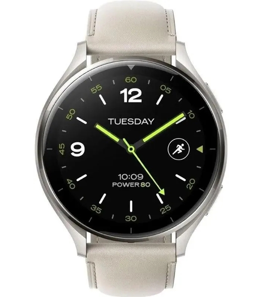 Умные часы Xiaomi Watch 2, 1.43' AMOLED, Bluetooth, 5ATM, белый / серый