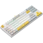 Клавиатура проводная A4Tech Bloody S87 Energy (S87 USB ENERGY WHITE) USB белый/желтый, фото23