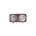 Плита настольная электрическая Centek CT-1509 Siberia коричневый, 2 кВт, ТЭН, конфорки - 2, эмаль, поворотные переключатели, фото3