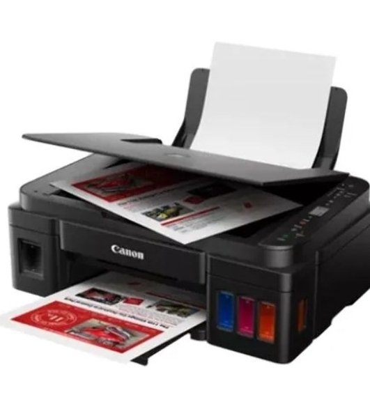 МФУ струйное Canon PIXMA G3416 (2315C052), А4, цветной, печ. 8.8 стр/мин. (ч/б) 5 стр/мин. (цвет), скан. до 3 стр/мин., 4800x1200 dpi (печать) 1200х600 dpi (скан.), USB, Wi-Fi