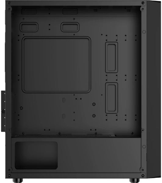 Компьютерный корпус Ocypus Gaммa C50 без БП черный (Gaммa-C50-BKG000XX-GL)