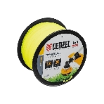 Леска для триммера Denzel витой квадрат, 3,0мм х 163м, на DIN катушке FLEX CORD, фото 1