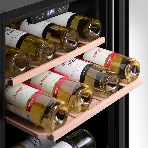 Винный шкаф Maunfeld MFWC-40S14 черный, 40 л, 1 отсек, 14 бут., класс G, фото6