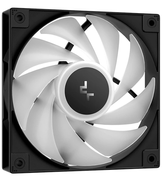 Кулер для процессора DEEPCOOL AG500 BK ARGb V2 черный 120мм алюминий+медь 1900rpm 29.4db 40pin 240W 160мм