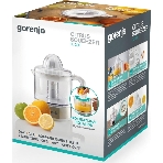 Соковыжималка Gorenje CJ30E белый/серебристый, цитрусовая, 30 Вт, 800 мл, механическое, реверс, фото5