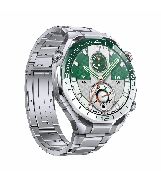 Умные часы Huawei Watch Ultimate 2 MCH-AL00, 1.5' AMOLED, Wi-Fi, Bluetooth, NFC, 20 ATM, зеленый / титановый