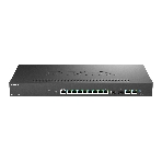 Коммутатор D-Link DMS-1250-12TP/A1A/6KV, 8×2.5 Гбит/с + 2×10 Гбит/с Base-T + 2×10 Гбит/с SFP+, управляемый, фото 1