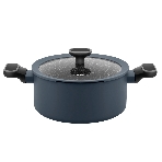 Кастрюля Maunfeld FRIDA MCS47FA02DG из кованого алюминия со стеклянной крышкой, 24 см, 4,7 л., фото 1