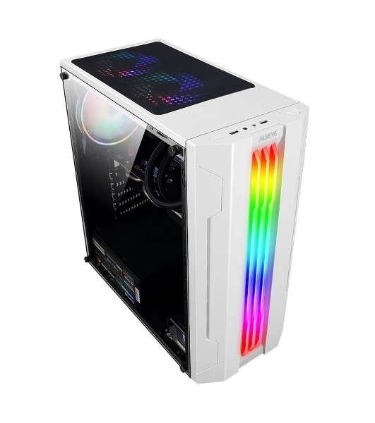 Компьютерный корпус ALSEYE Auro 3.0-W Mini-ITX/Micro ATX/ATX, USB 2.0*2+HD Audio+USB 3.0*1, ';H.D.D.(3.5';)*2pcs+S.S.D(2.5';)*2pcs, 354*185*413мм';