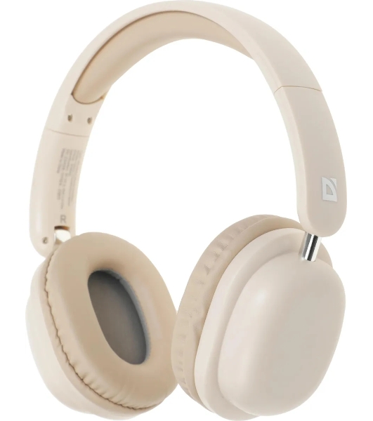 Беспроводные наушники Defender FreeMotion B640 бежевый, накладные, Bluetooth, складная конструкция, до 10 ч