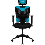 Кресло Aerocool GUARDIAN Ice Blue голубой, сетка, 150 кг, подголовник, регулируемые подлокотники, механизм качания, поясничная подушка, фото8