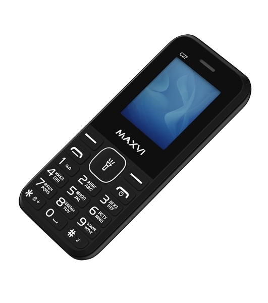 Мобильный телефон Maxvi C27 черный