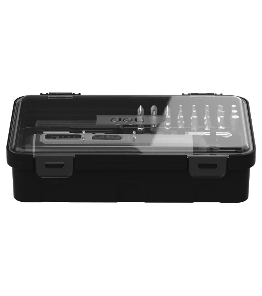 Отвертка аккумуляторная Deli DC161, (4В, 2А*ч, 5Нм, 300об/мин, Type-C, набор бит 4 шт, картон)
