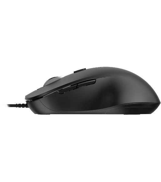 Мышь проводная Oklick 211M черный, 2400 dpi, USB, кнопки - 6