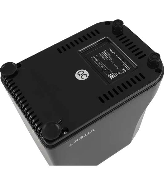 Мясорубка электрическая Vitek VT-MG3600 черный, 1800 Вт, 1.6 кг/мин, реверс, защита от перегрузки, насадки - 4