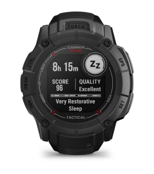 Умные часы Garmin Instinct 2X Solar, 1.0' MIP, 5G, Bluetooth, IPX7, черный