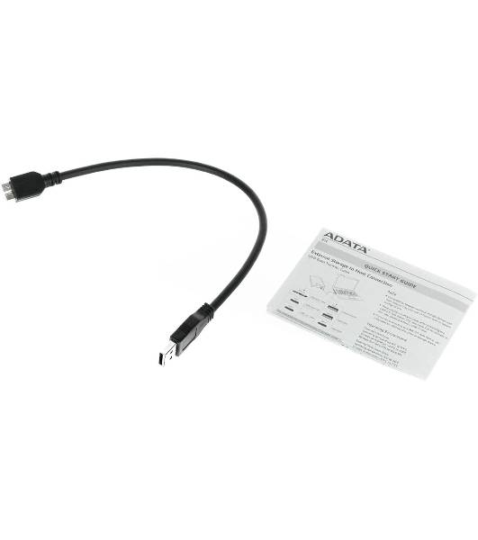Внешний HDD 2.5' ADATA HV620S, 2TB, USB 3.2 Gen 1 Type-A, 5400 rpm, белый