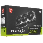 Видеокарта MSI RTX4080 VENTUS 3X E OC 16GB GDDR6X 256bit 2xDP 2xHDMI 3FAN RTL, фото2