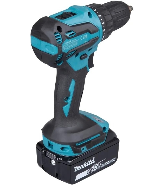 Дрель-шуруповерт Makita DDF490SFJ 12, 18 В, 3 Ач, 50 Нм, бесщеточный
