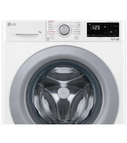 Стиральная машина LG F2V3HS4W белый, загрузка фронтальная 7 кг, 1200 об/мин., класс: A
