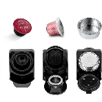 Кофемашина Kitfort КТ-7105-1 1450Вт черный/фиолетовый, фото2