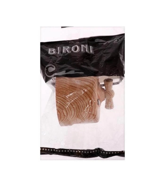 Выключатель проходной поворотный Bironi B1-201-13 1-клавишный, пластик, карельская сосна