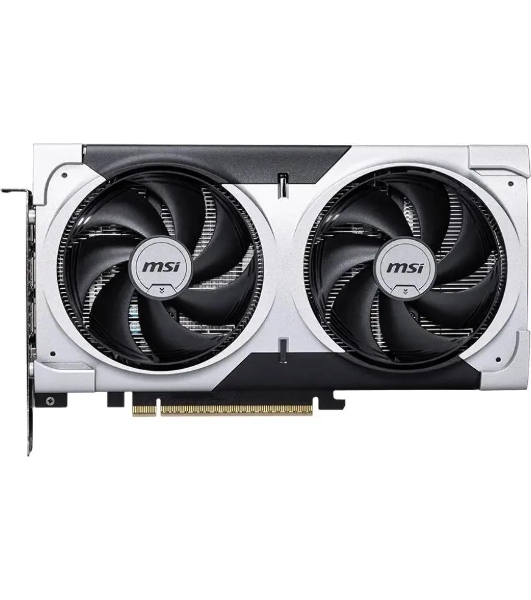 Видеокарта MSI RTX 5060 Ti 8G VENTUS 2X OC PLUS, NVIDIA RTX 5060 Ti, 8 ГБ GDDR7, 128 бит, PCI-e 5.0, 1xHDMI, 3xDP, 2617 МГц