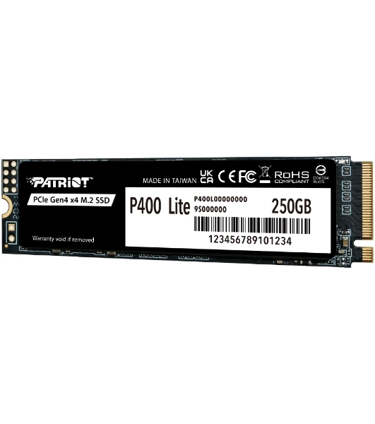 Накопитель SSD M.2 2280 PCIE 250Gb P400 Lite PATRIOT P400LP250GM28H