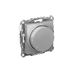 Светорегулятор (диммер) SE AtlasDesign алюминий, повор-нажим, LED, RC, 400 Вт, мех., фото 1