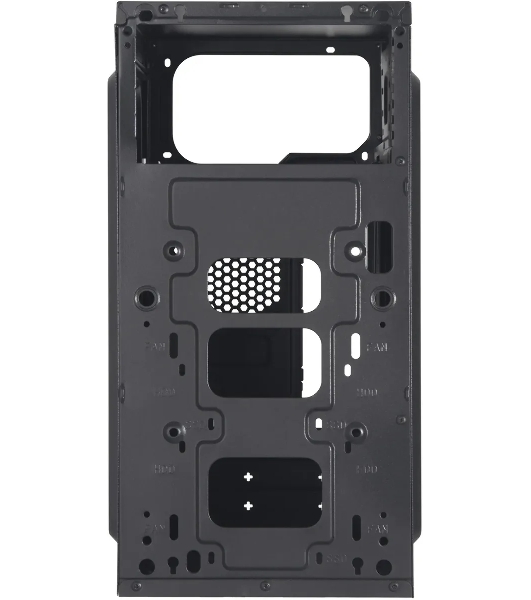Компьютерный корпус Digma DCC-MN302 черный без БП mATX 1x80мм 2x120мм 1xUSB2.0 1xUSB3.0 audio