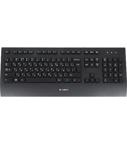 Клавиатура проводная Logitech Keyboard K280E (920-005215) USB черный