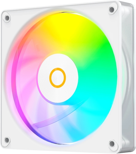 Вентилятор для корпуса Ocypus Gaммa F12 Elite WH ARGB, 120x120x25мм, 4-PIN PWM, 600-1800 RPM, 26 DBA MAX, HYDRO BEARING